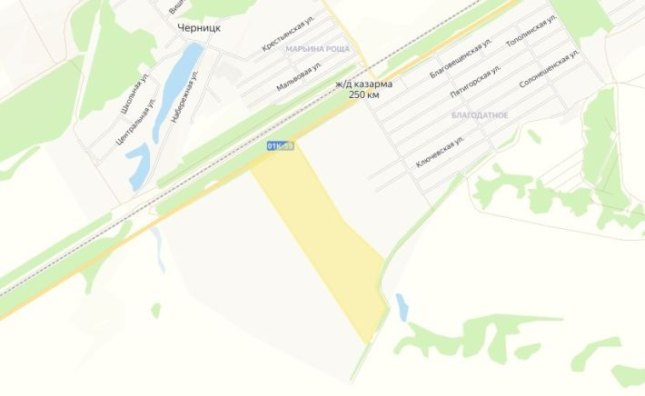 Расположение будущего поселка
Фото: ik6map.roscadastres.com/map