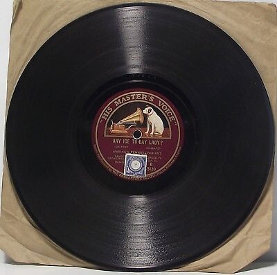 Master's Voice. Шеллаковая пластинка RCA His