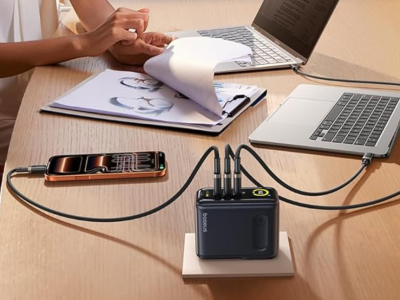    Baseus выпустила 140-ваттный блок питания с дисплеем и складной вилкой