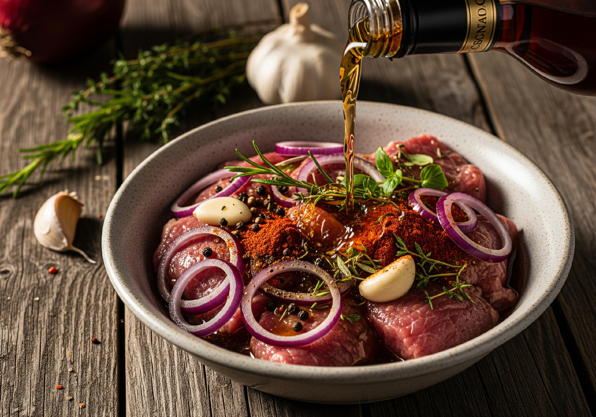 Маринад с коньяком для шашлыка