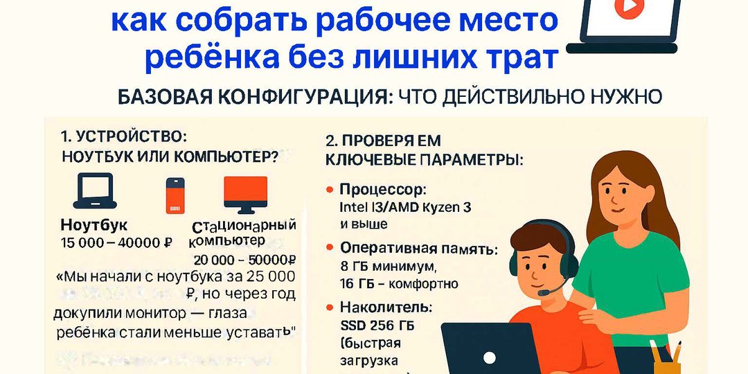 "Техника для онлайн-школы 2025: 3 устройства до 25 000 ₽, которые заменят компьютер". "Актуальные цены на ноябрь 2025"