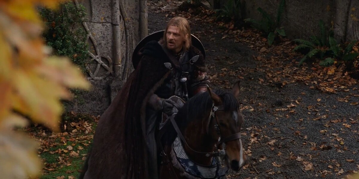 Боромир приезжает в Ривенделл