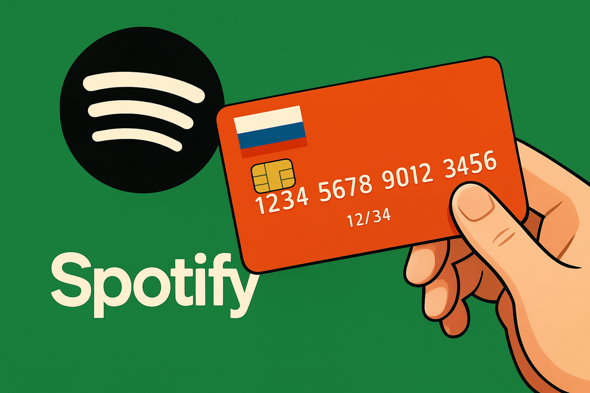 как платить за Spotify