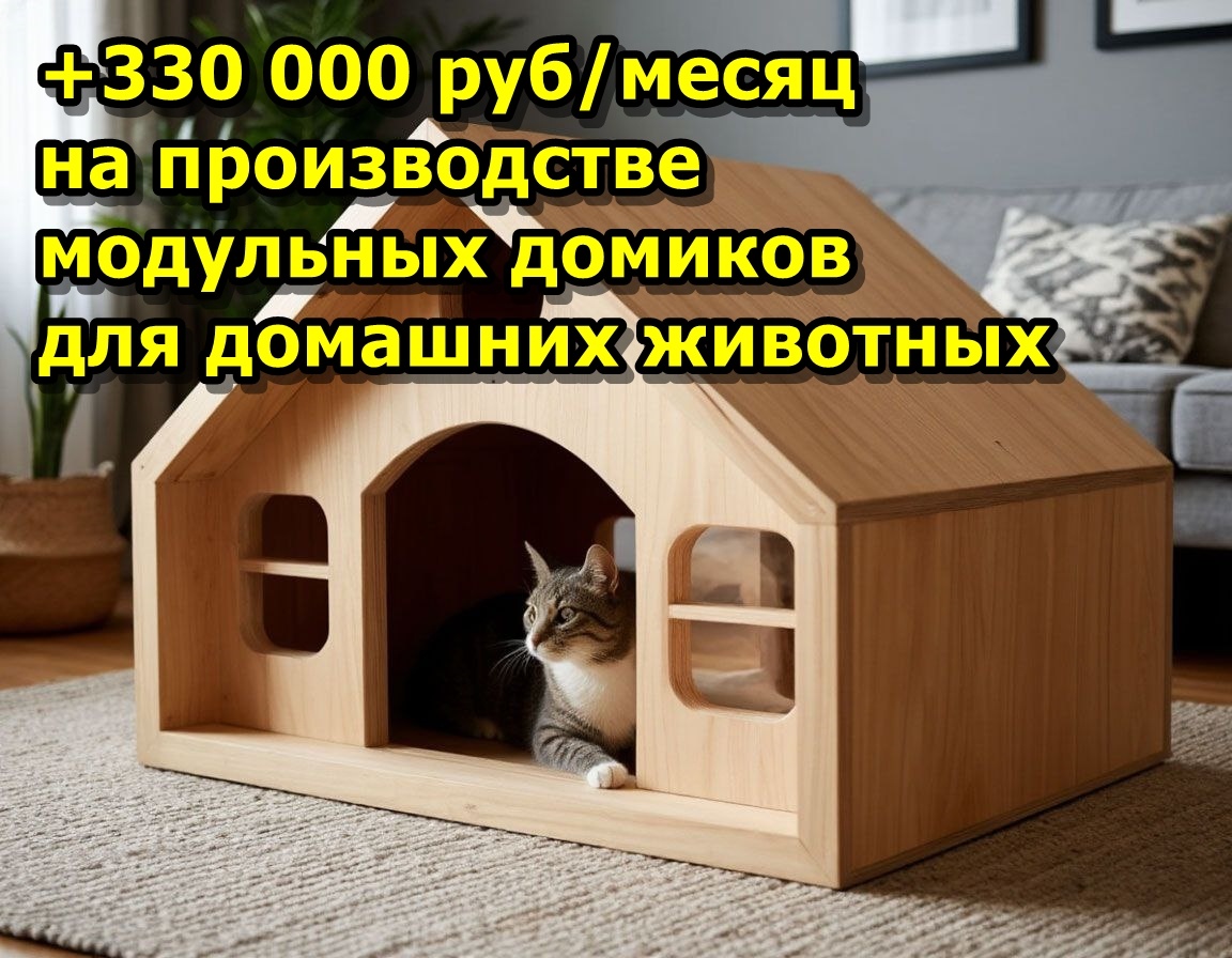 +330 000 руб./месяц на модульных домиках для питомцев: разбор бизнес-модели