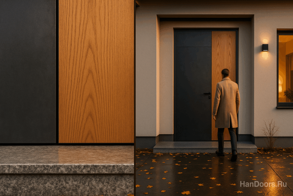    4 дизайнерских решения отделки металлических дверей для осени 2025 Autor