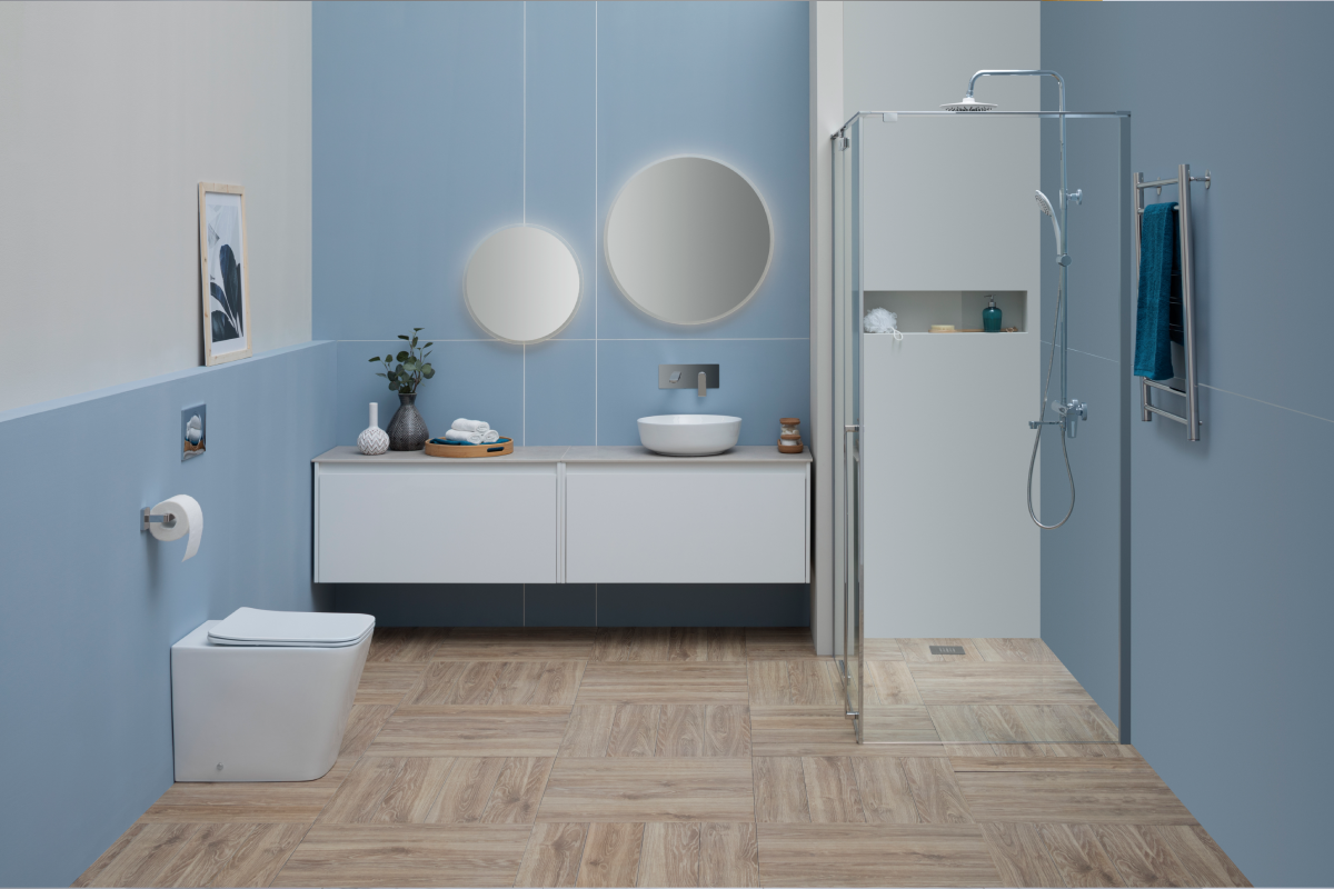 Душевой уголок Aquanet Ideal AE-AXC92MB-S-C 1200x900, прозрачное стекло в Москве