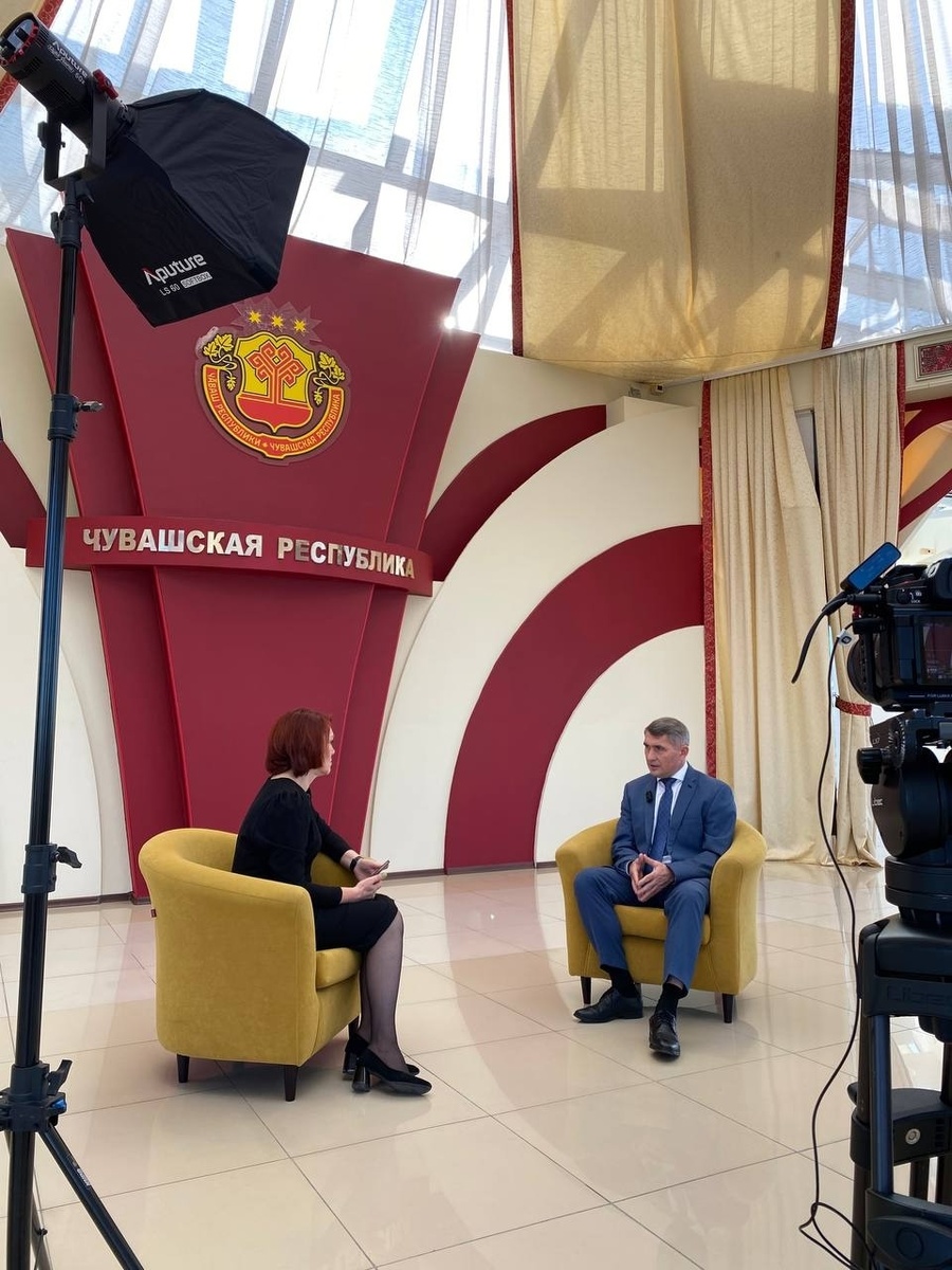 ...с главой Чувашии Олегом Николаевым