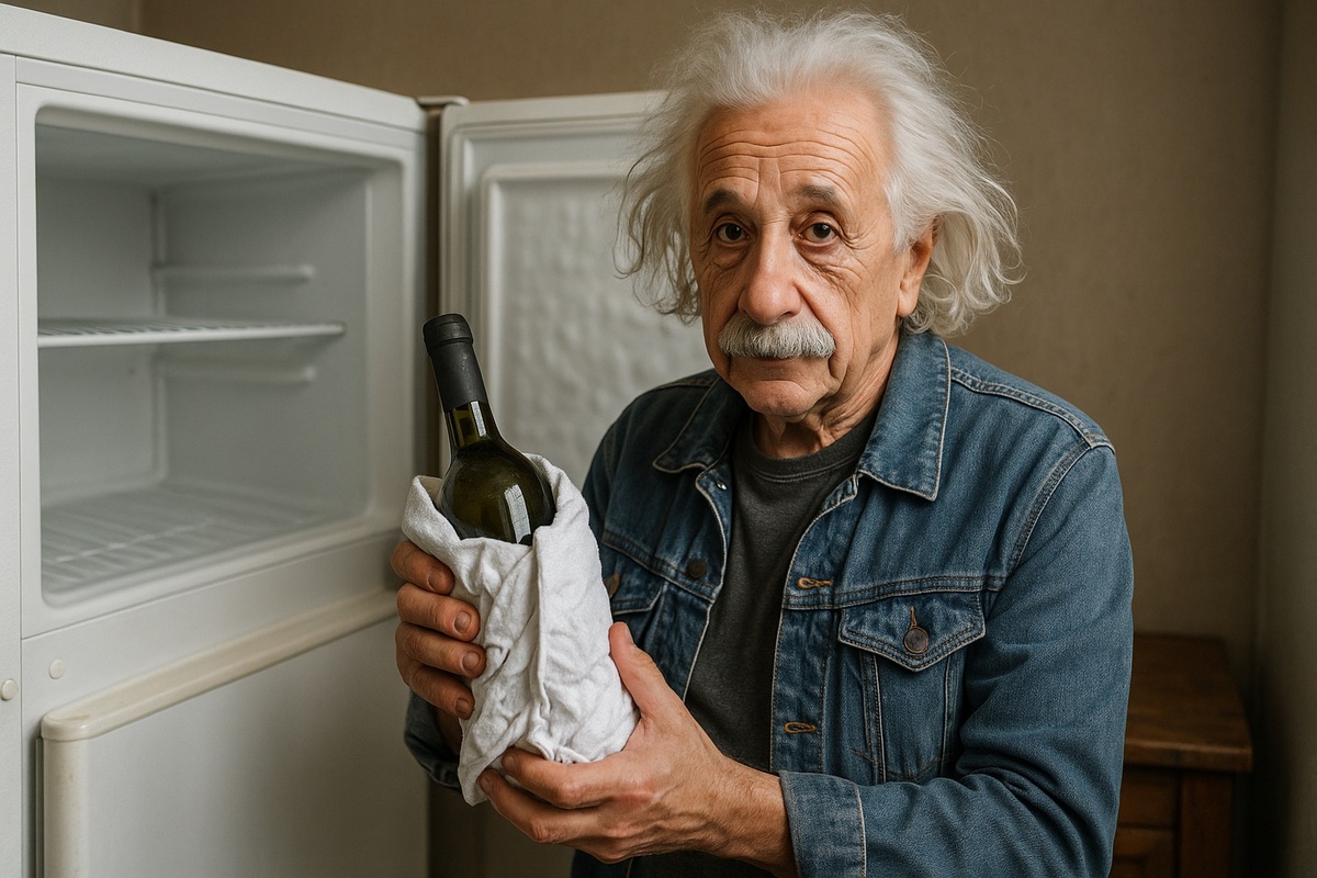    Если бы мы не прогуливали физику, наше пиво охлаждалось бы быстрее