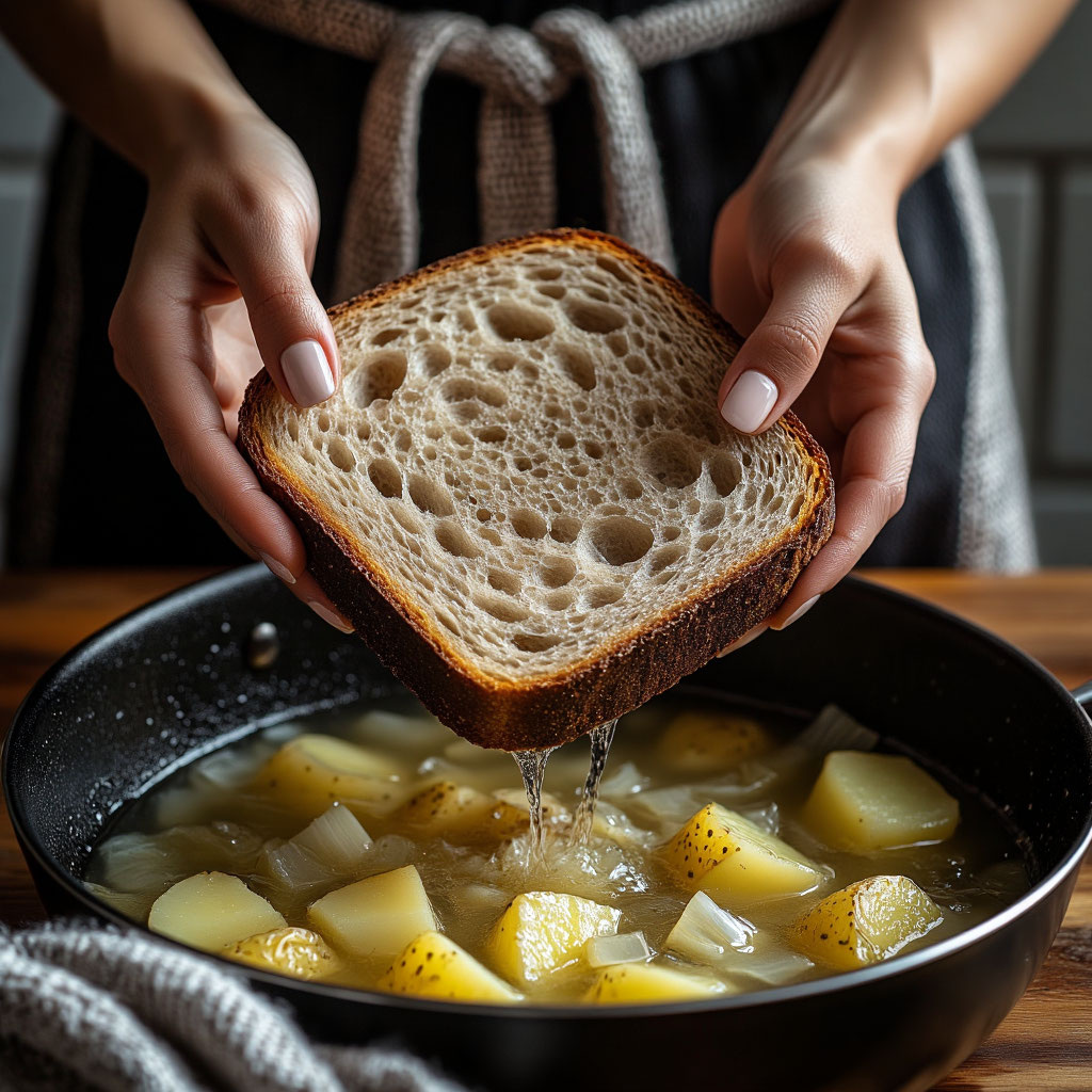 Хлебная загустка (секрет бабушкиного вкуса):