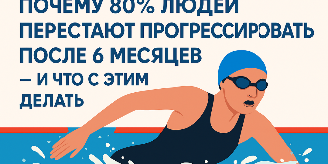Почему 80% людей перестают прогрессировать после 6 месяцев — и что с этим делать