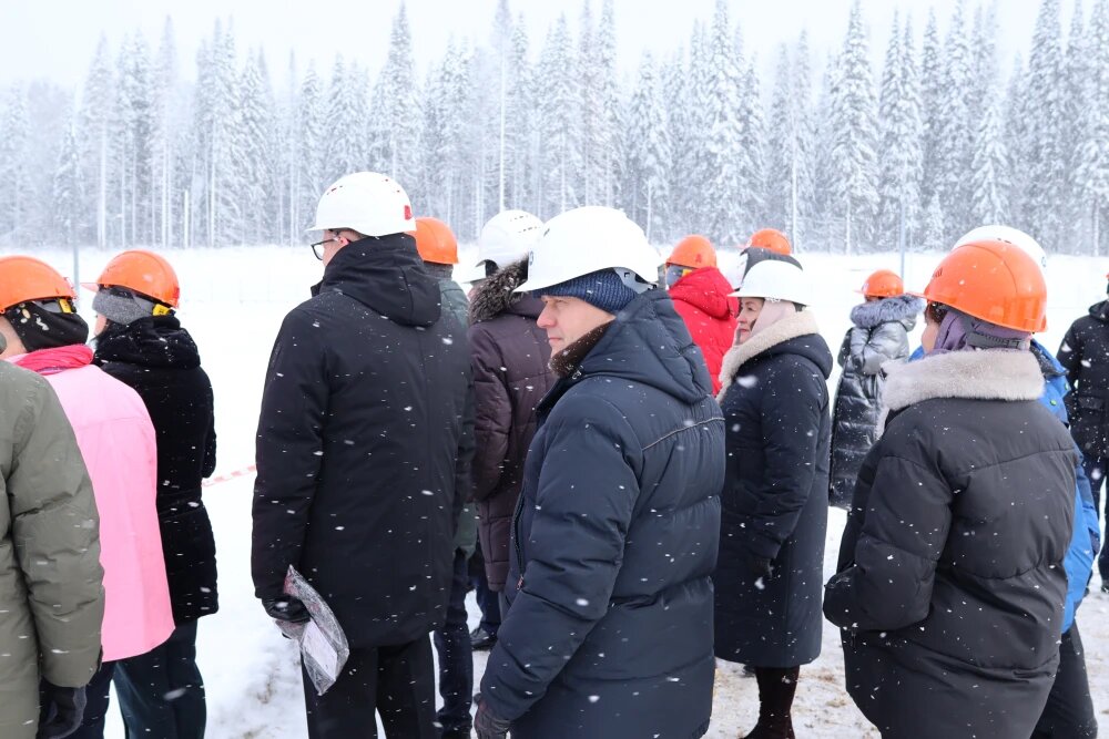    Техтур на стройплощадку пункта захоронения РАО в Северске, © предоставлено пресс-службой НО РАО