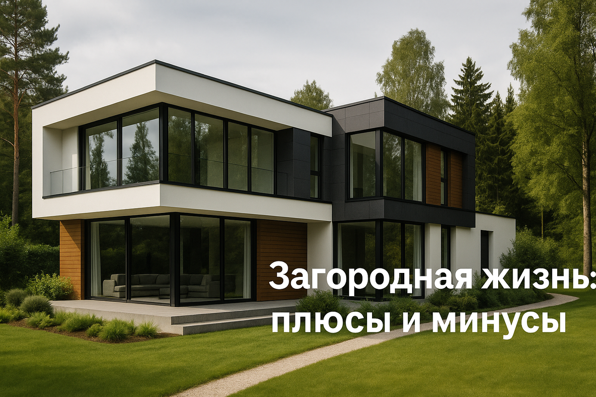 Плюсы и минусы загородной жизни