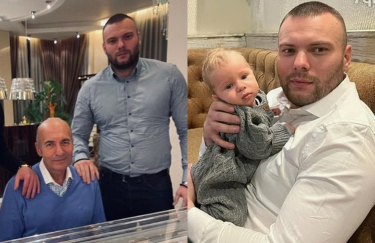 на фото Игорь Крутой с внебрачным сыном Яковом и внуком 