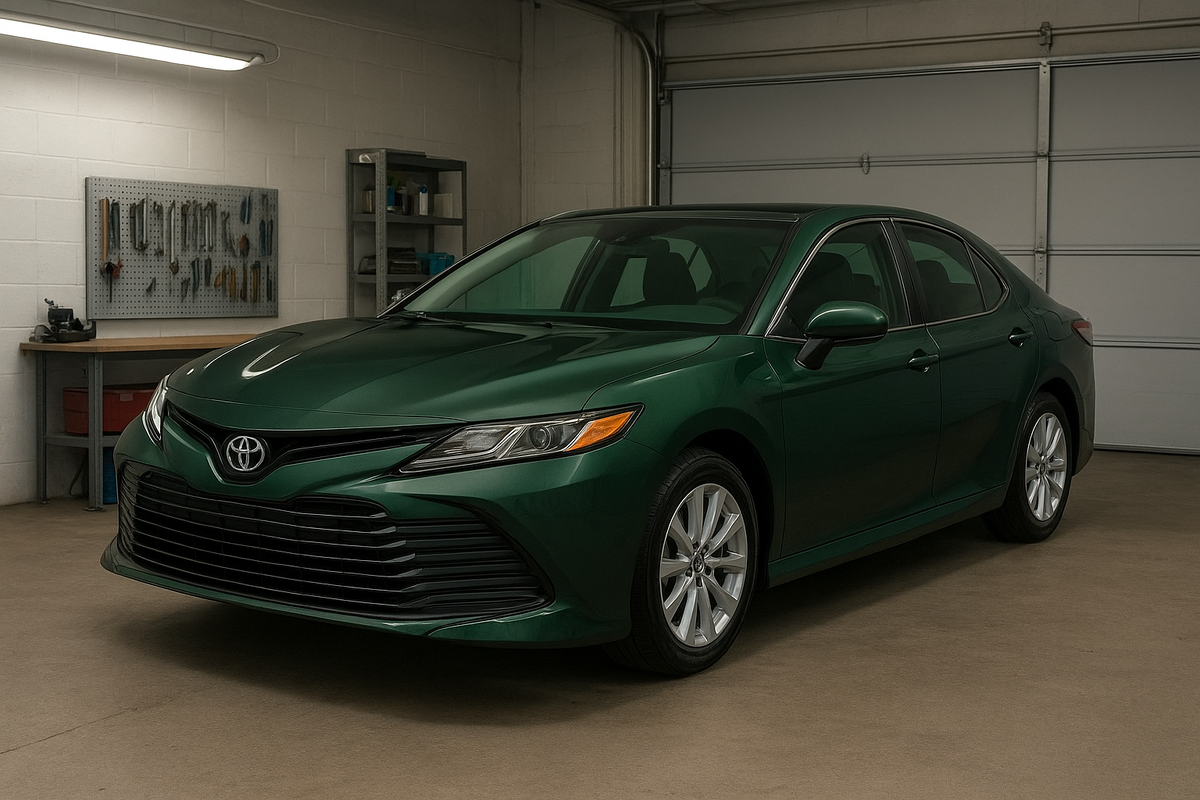 авто в цвете "Лесной зеленый" 