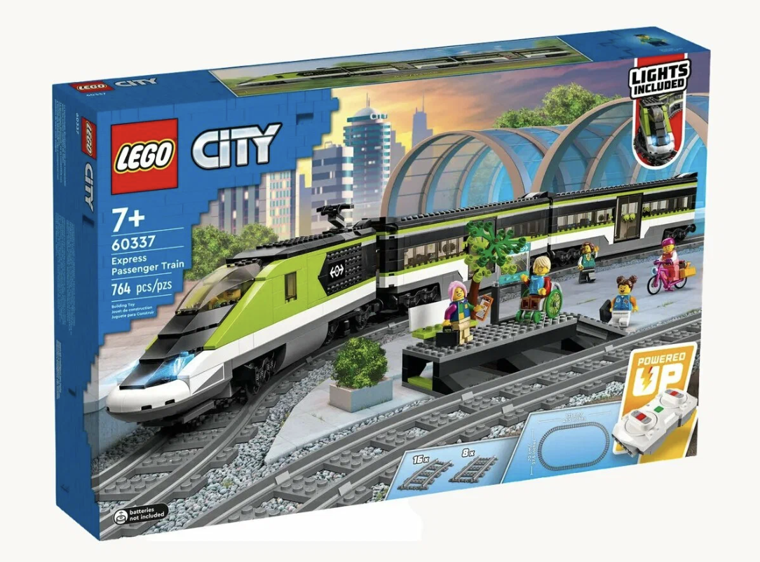 Конструктор LEGO City 60337 Пассажирский поезд-экспресс (оригинал). Внешний вид товаров и/или упаковки может быть изменён изготовителем и отличаться от изображенных на Яндекс Маркете.