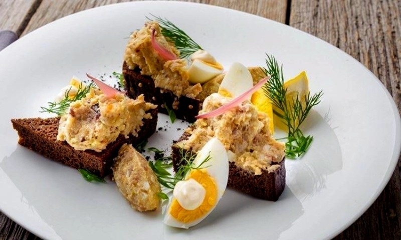 Форшмак, вариант подачи