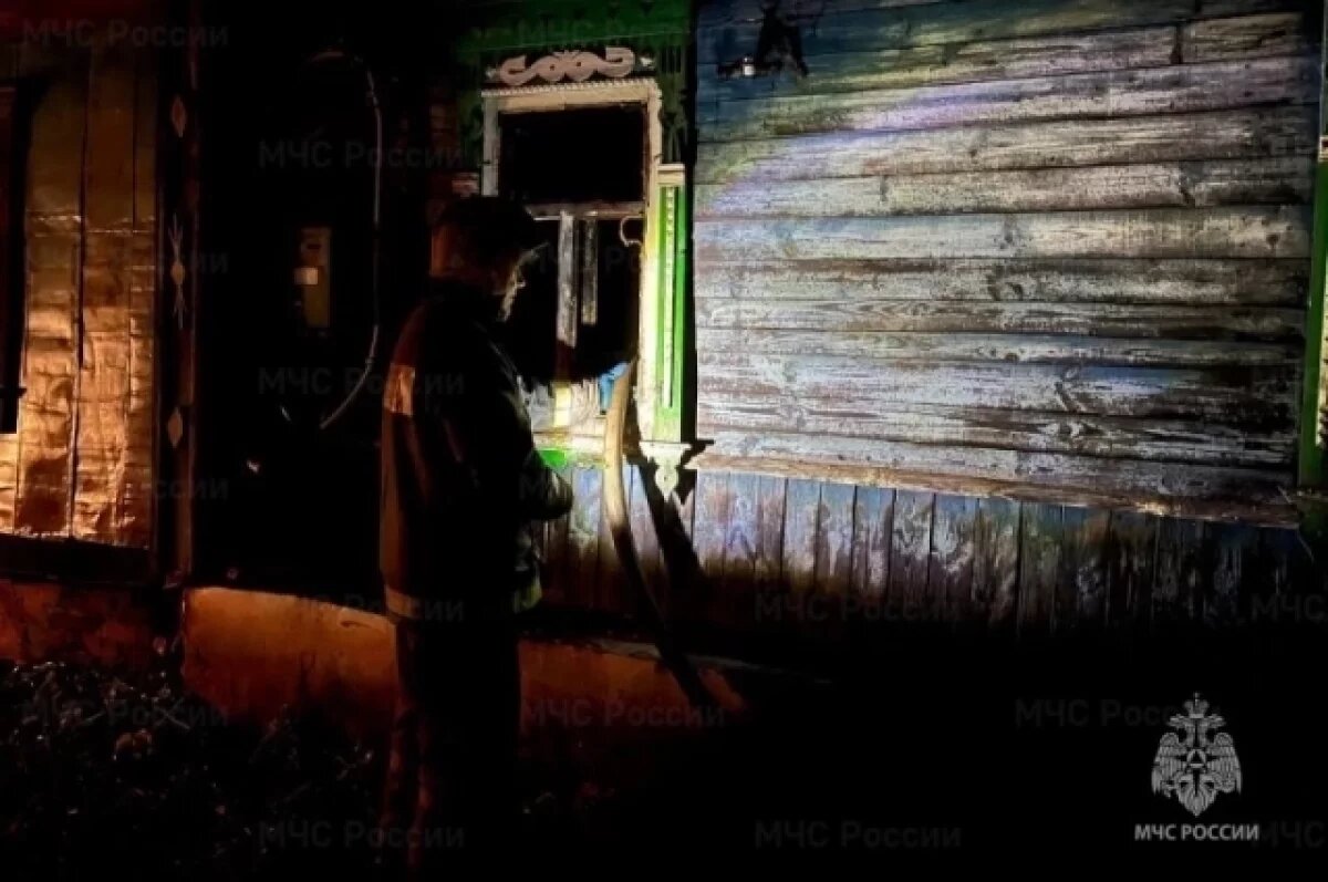    В Тамбовской области при пожаре в частном доме погиб мужчина