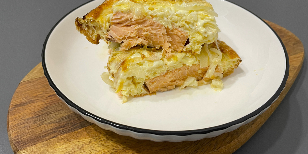 Жалею, что раньше не готовила эту запеканку из горбуши. Сочная, вкусная, съели мигом