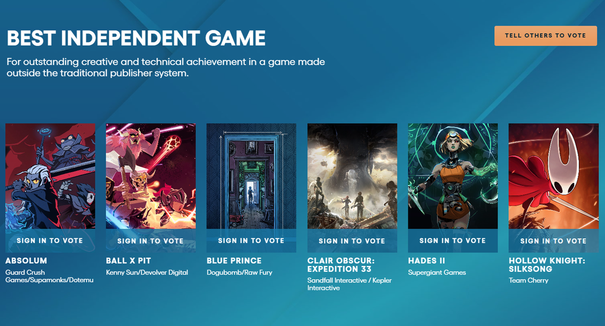 Изображение взято с сайта The Game Awards