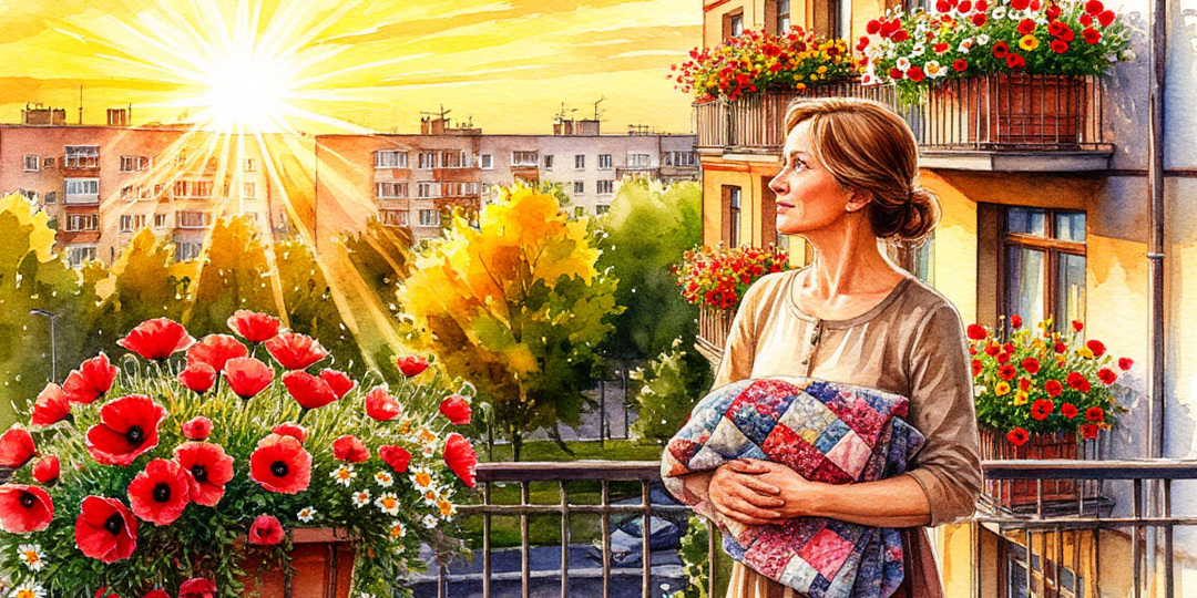 Тихий сад из ситца.