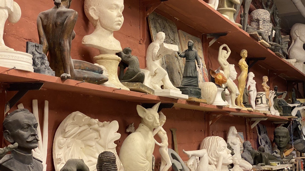 Мастерская скульптора Дениса Владимировича Петрова. 