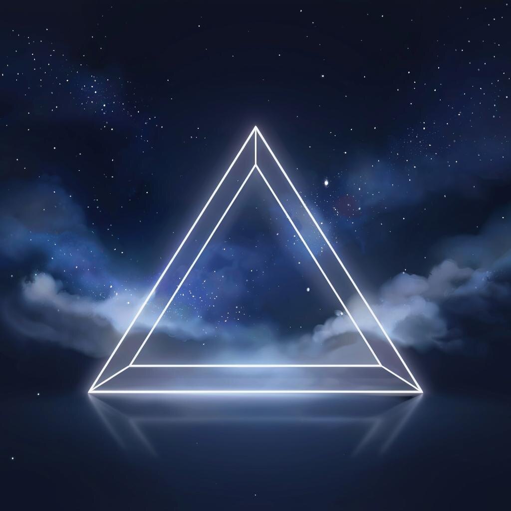 Треугольник. Иллюстрация сгенерирована нейросетью