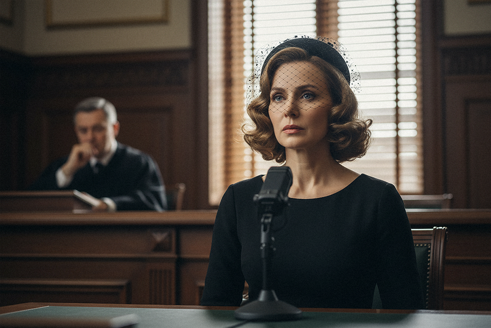 Вдова на суде