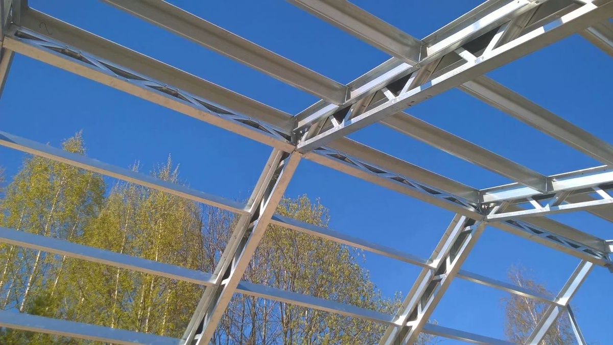 Каркас из ЛСТК. Производство Тайм Стил