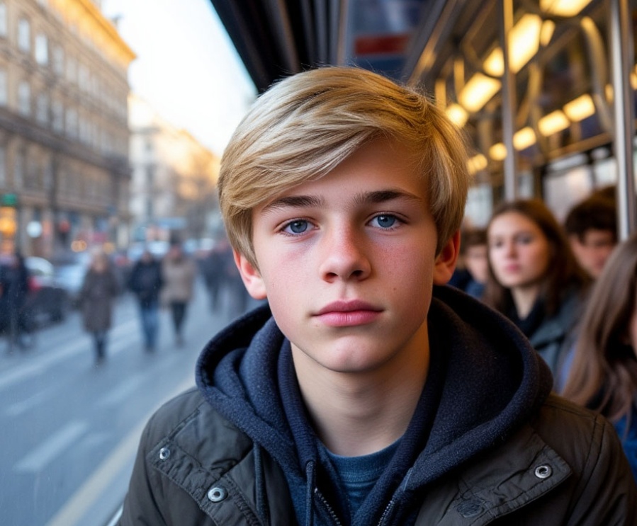 Саша едет на занятия