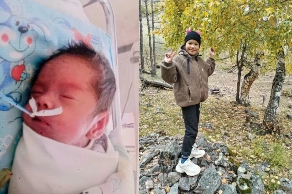    При рождении Оюна весила всего 940 г