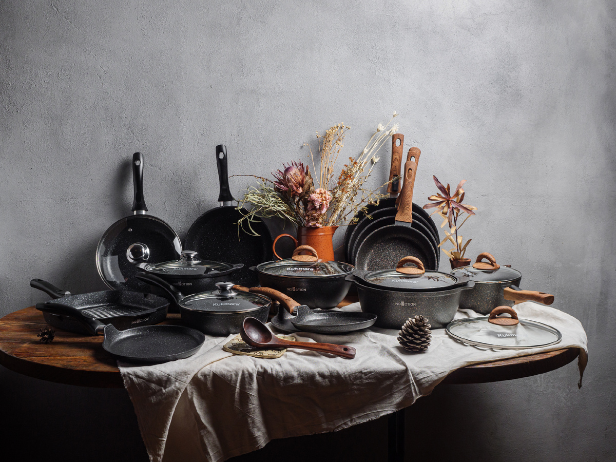 Посуда коллекций Marble Induction и Granit Ultra Induction