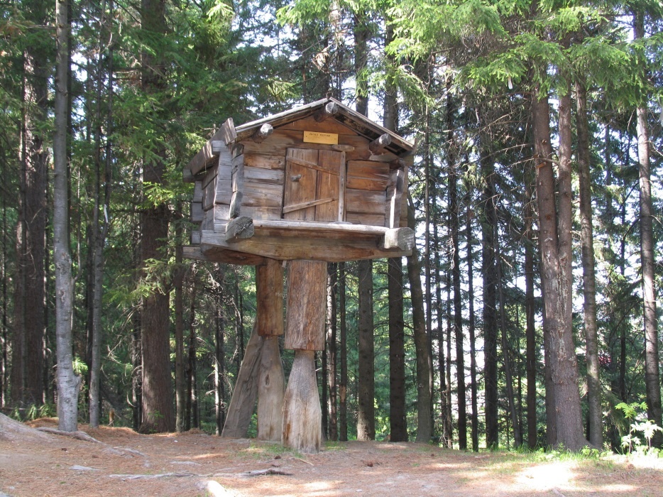 лабаз хантов, фотография из сети 