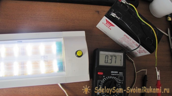 Переделка старой люминесцентной лампы