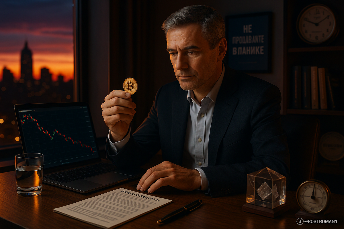    Психология удержания Bitcoin: как институционалы зарабатывают, пока частники панически продают РоСТ | Роман о Системном Трейдинге
