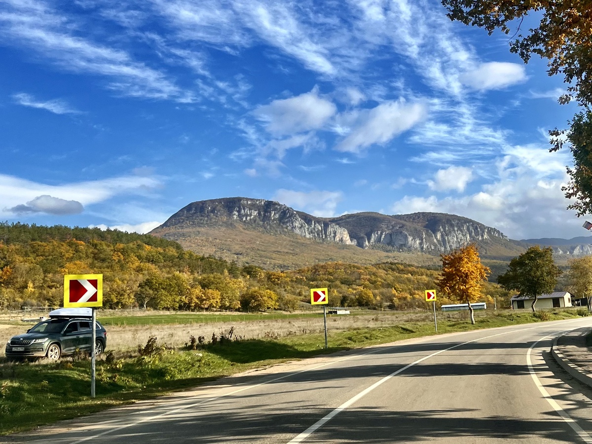 Гора Бойка, Крымская Шамбала. Вид из Бельбекской долины.