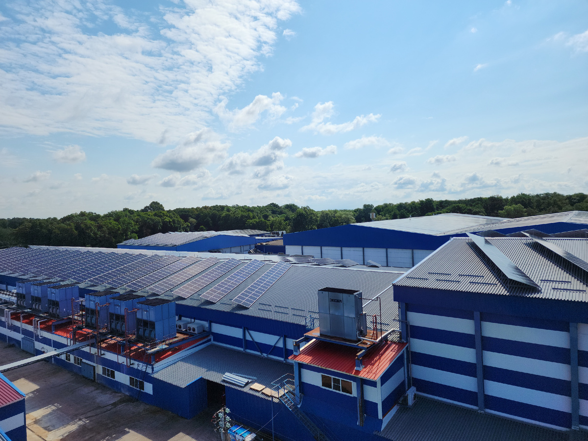 Солнечная электростанция 2МВт для "Хладокомбината Западный" в пос. Тахтамукай, Республика Адыгея