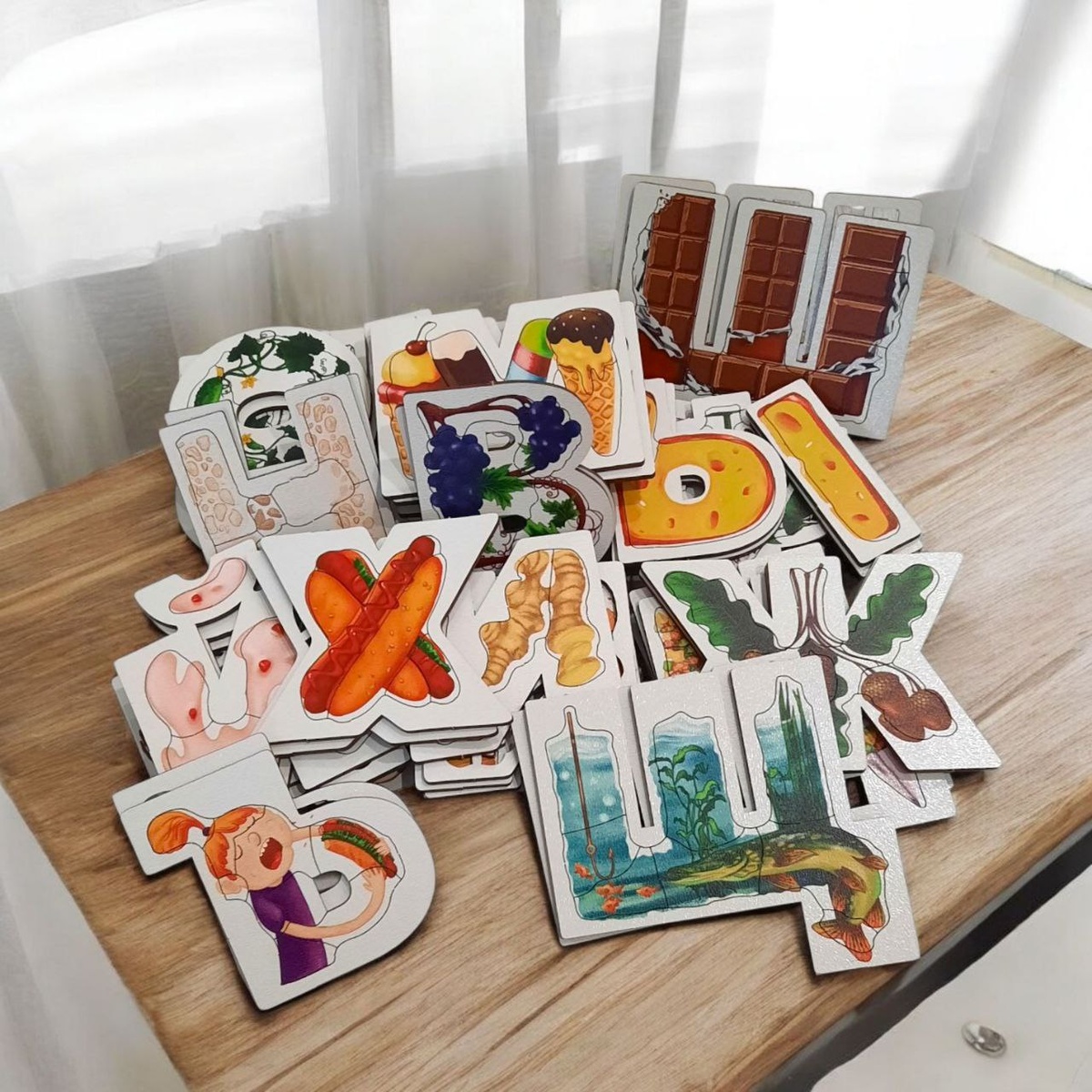 пазлы алфавит