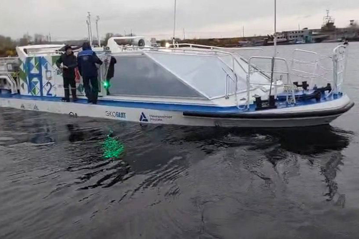 Судно "Экобалт" проекта 00393 успешно прошло приемочные испытания / Фото: СПбГМТУ  📷
