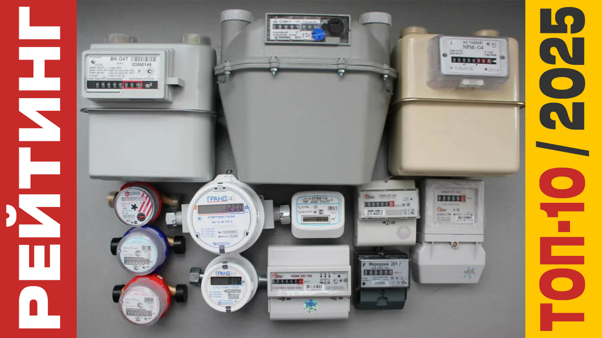 ТОП-10 Счетчиков газа 2025 года: Рейтинг лучших моделей