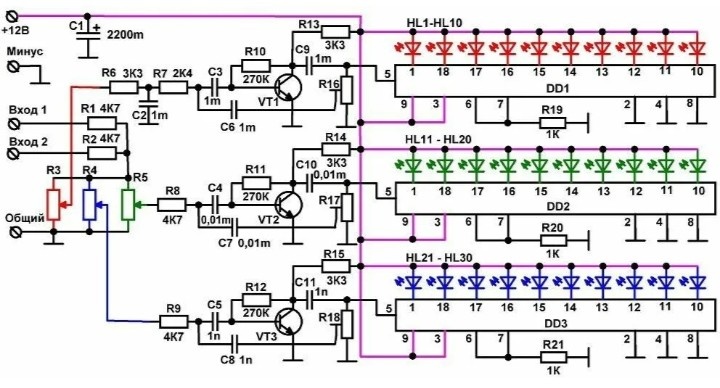 А вот здесь, уже на микросхемах