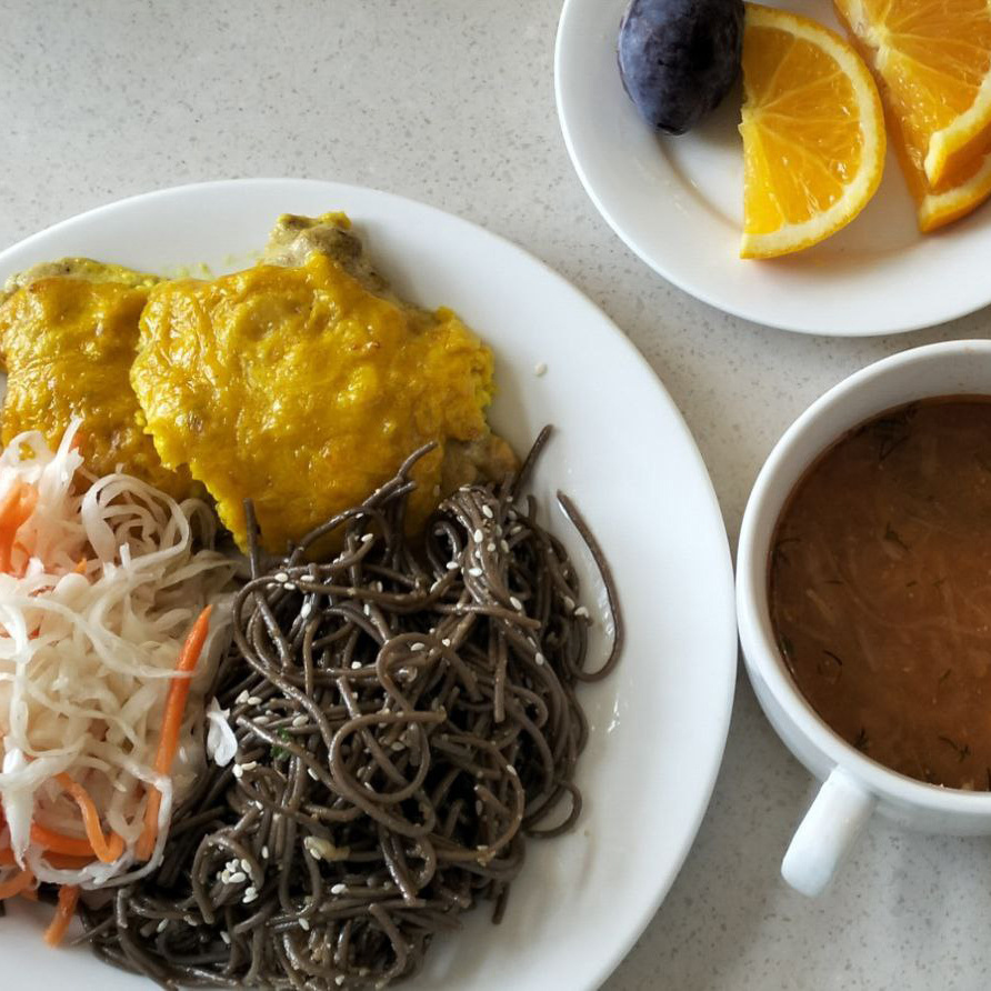 Обед из трех блюд - 566 ккал