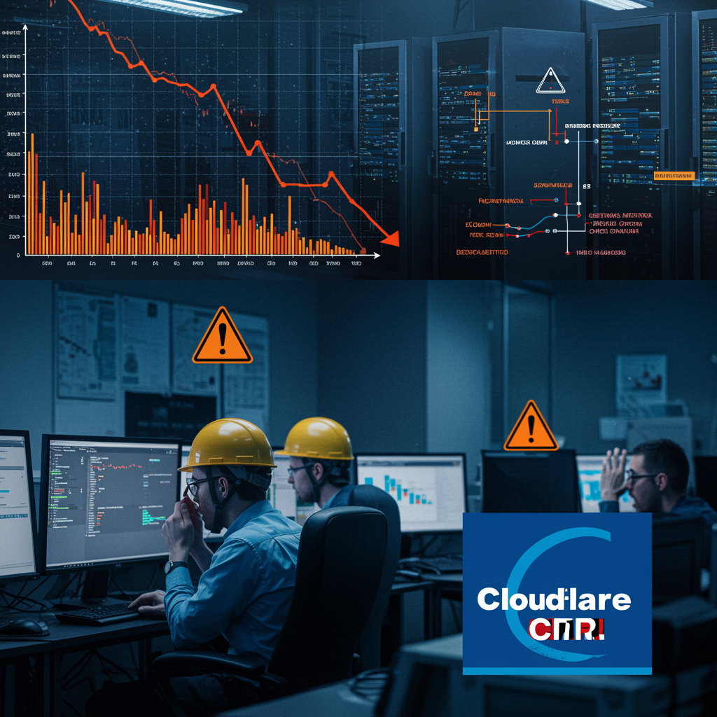 Серверы Cloudflare не отвечают на запросы, системы перегружены