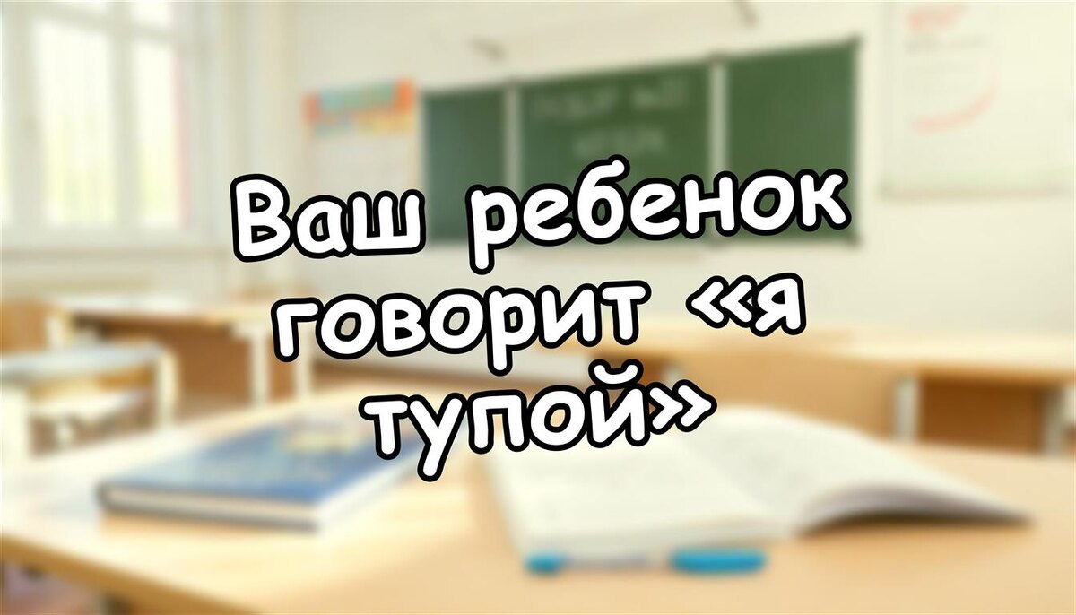 Ваш ребенок говорит «я тупой»? Что делать, если школа не подходит — 5 путей в 2025
