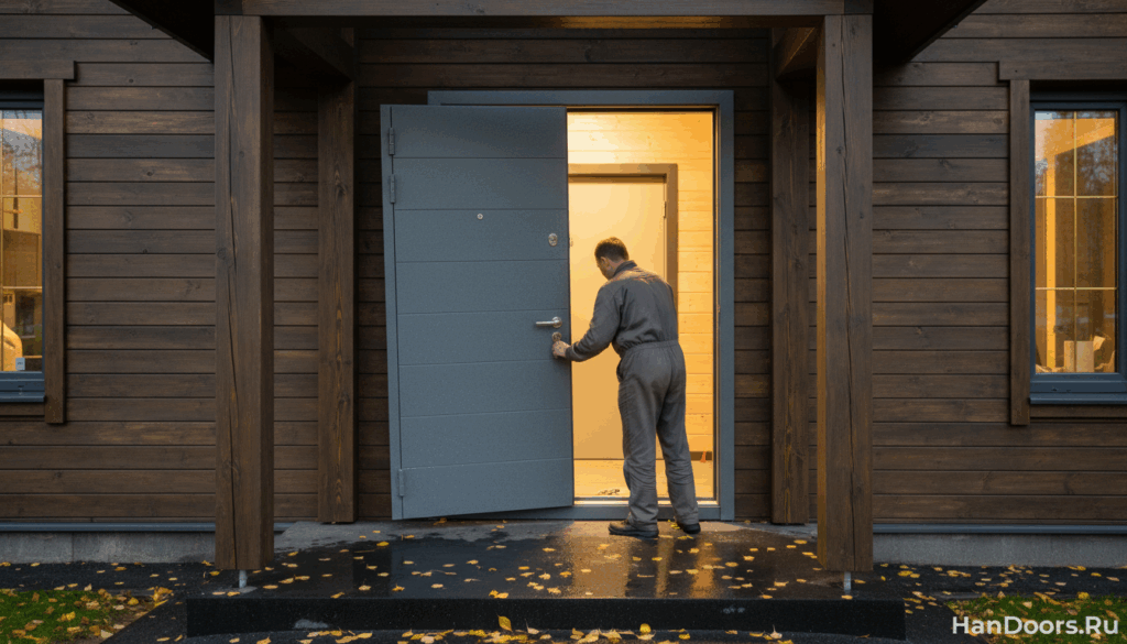    Тяжесть двери и её влияние на каркасные дома Autor