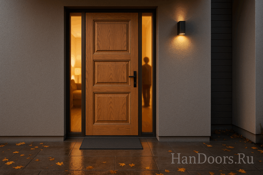    5 трендовых металлических дверей с отделкой под дерево для осени 2025 Autor