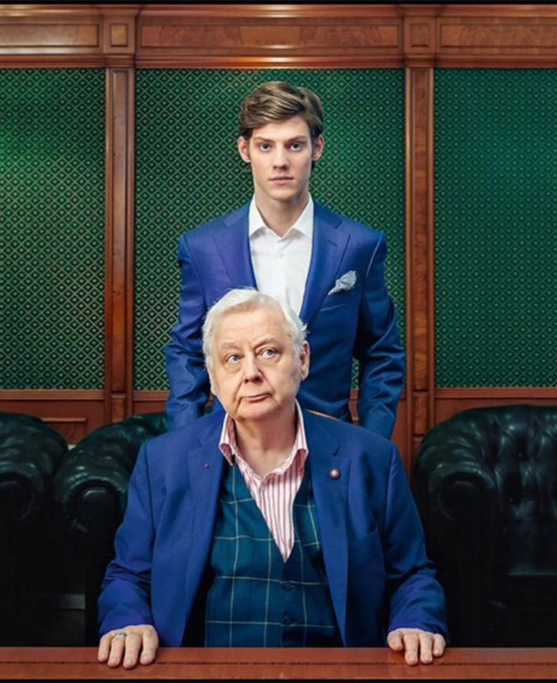  Павел Табаков с отцом Олегом Табаковым. Фото: соцсети актера