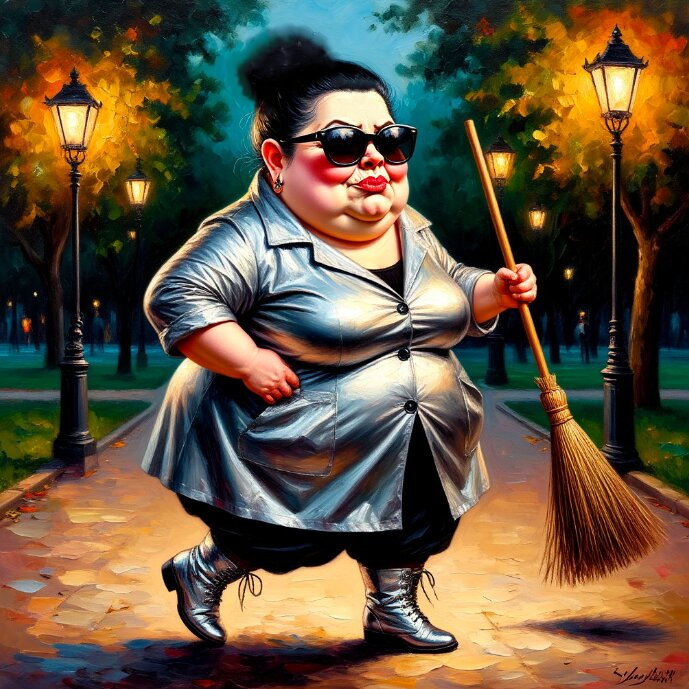 Хозяйка метлы с большим приветом