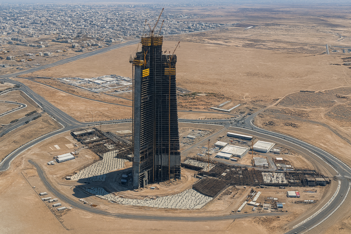Строительство Jeddah Tower
