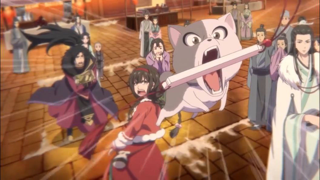 "Комочек, маленький негодник, я вырву тебе шерсть когда вернемся" -Тао Яо.