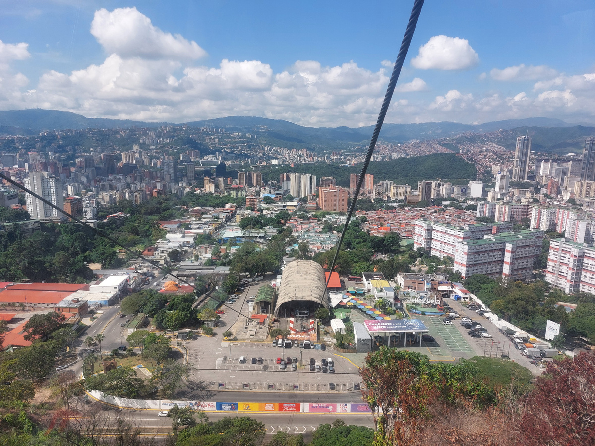 Нижняя станция в Каракасе. Все фотом автора.